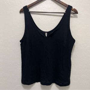 Intimately Free People Black Tank Top Sz L